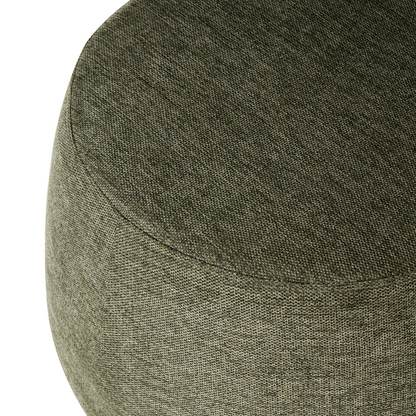 Luxo Living Dark Green Fabric Upholstered Accent Bench