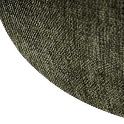 Luxo Living Dark Green Fabric Upholstered Accent Bench