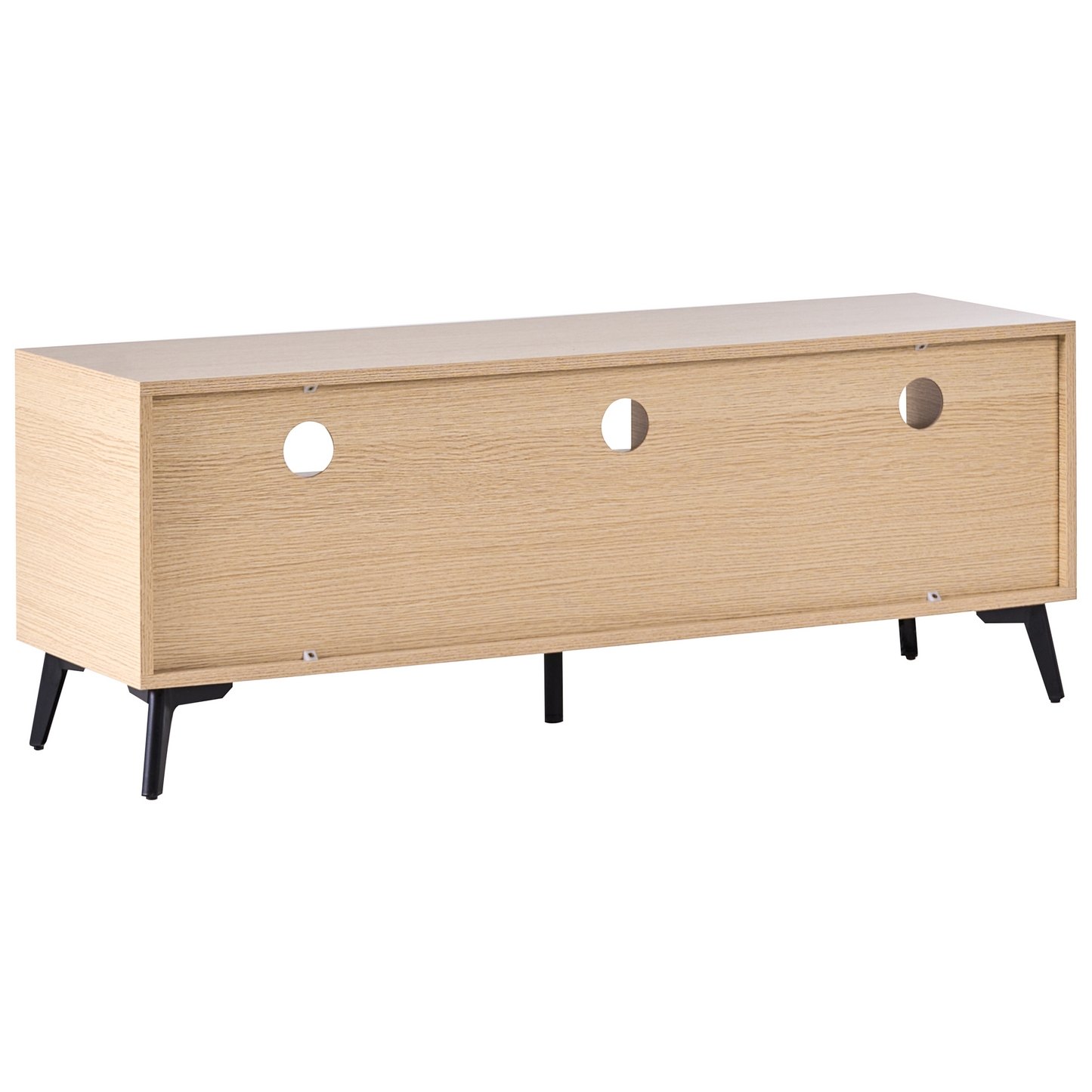 LumaHome TV Stand Light Brown MDF Modern Cable Management