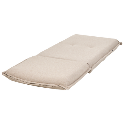 Sofa Bed Floor Chair Beige Single Sleeper With Cushion Modern Fold Out Chair For Kids And Living Room