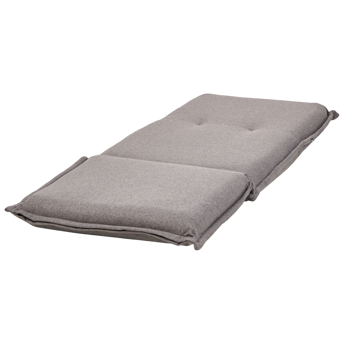 Dark Grey Sofa Bed Floor Chair With Cushion Single Sleeper Six Position Backrest