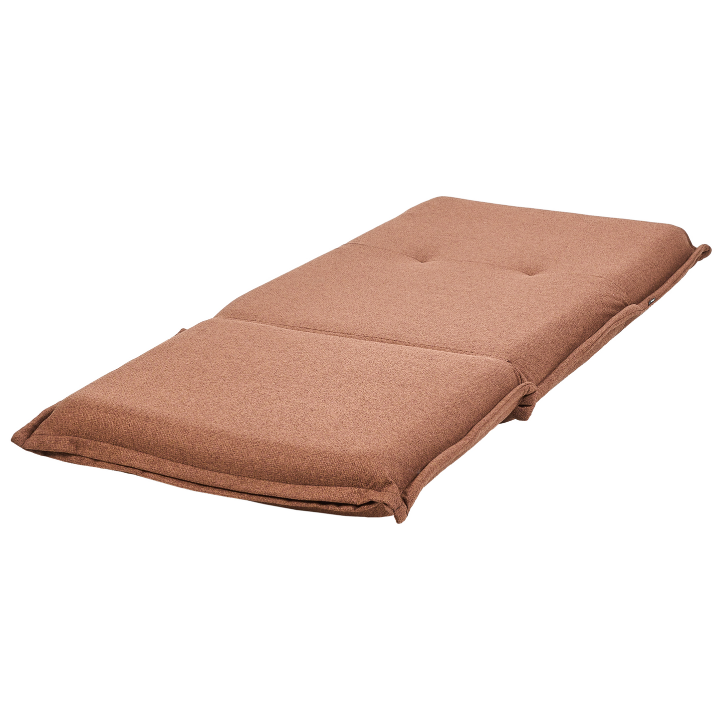 Brown Fabric Sofa Bed Floor Chair Single Sleeper Cushion