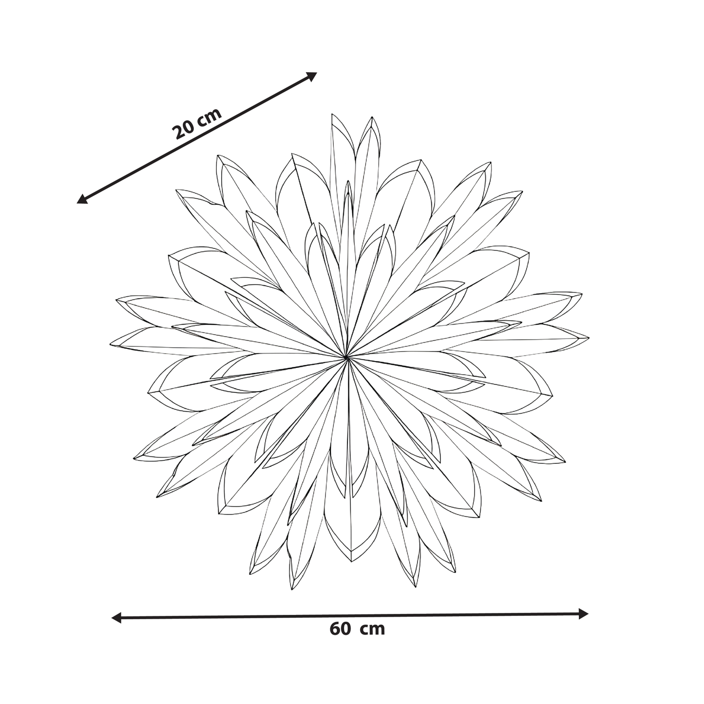Hanging Star Light Off White Paper Shade Decoration