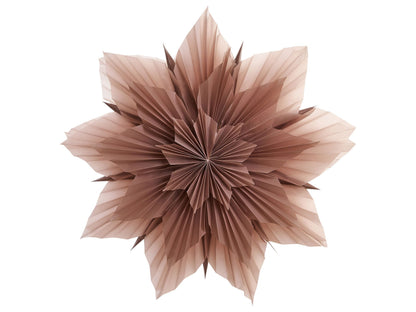 Pink Star Paper Shade Hanging Lamp Christmas Theme