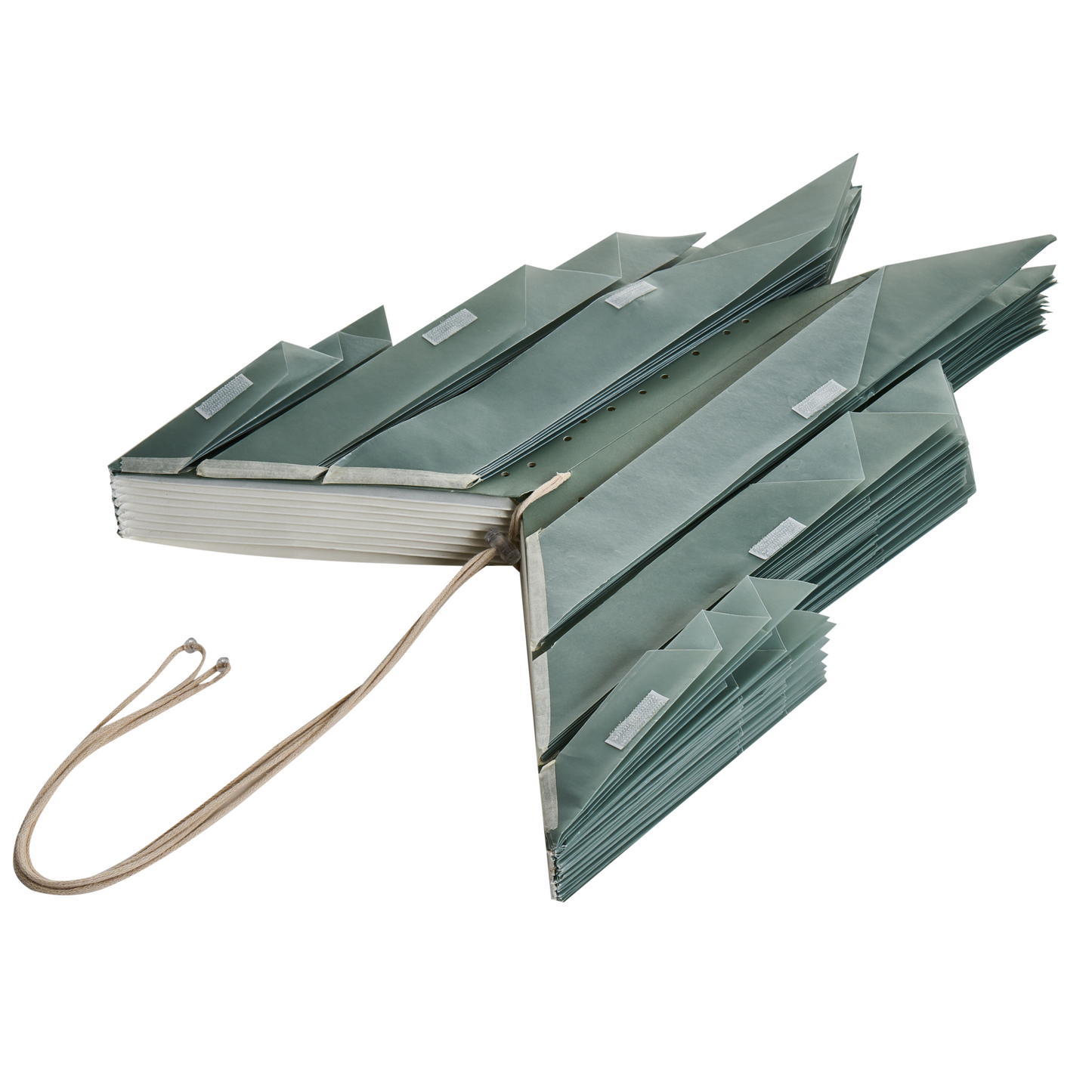 Home Green Paper Star Hanging Decoration With Built In Socket Christmas Theme