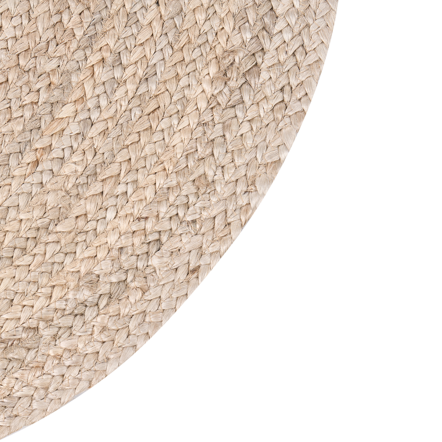 Rug Beige Jute 80 x 300 Braided Underfloor Heating