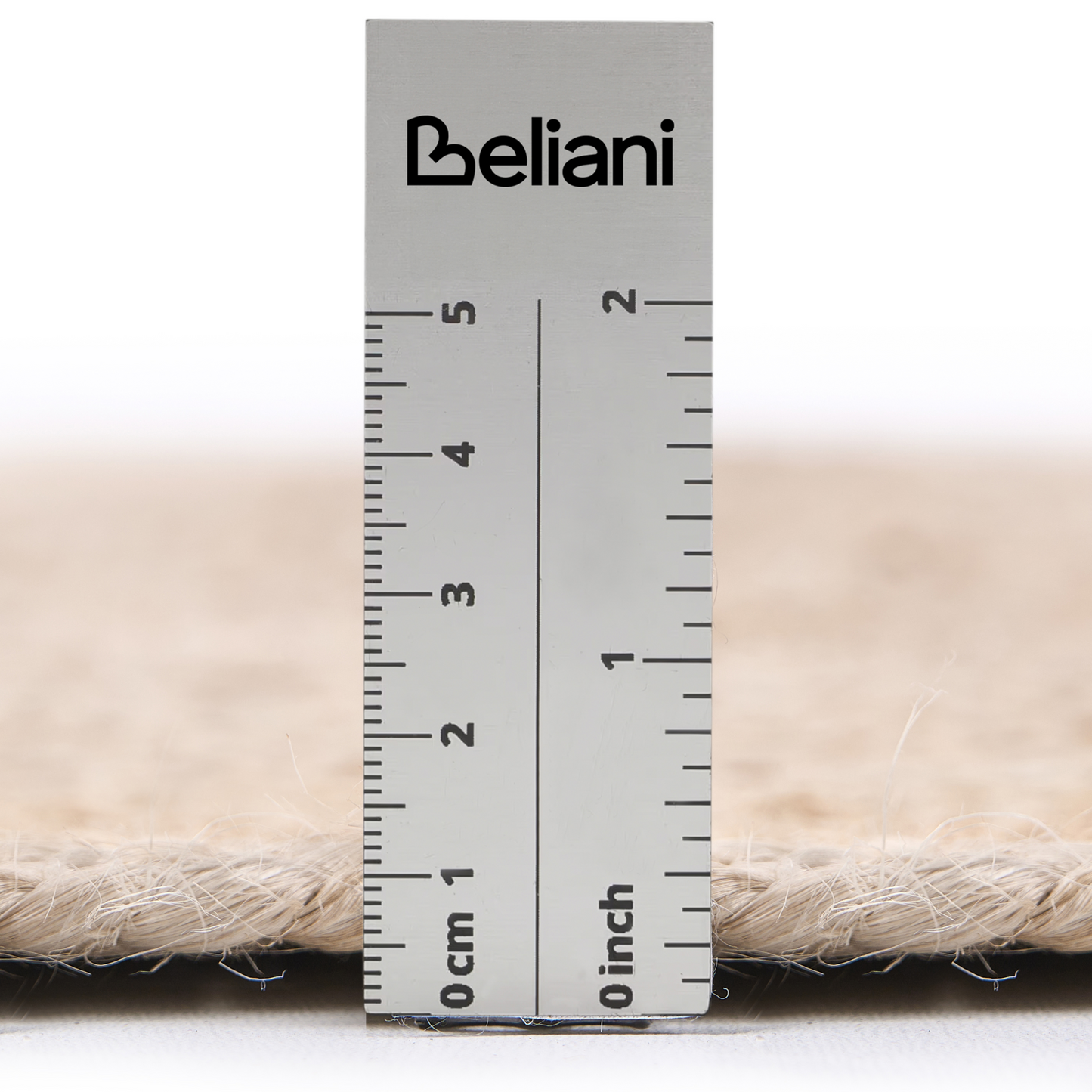 Rug Beige Jute 80 x 300 Braided Underfloor Heating