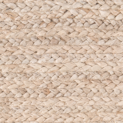 Rug Beige Jute 80 x 300 Braided Underfloor Heating
