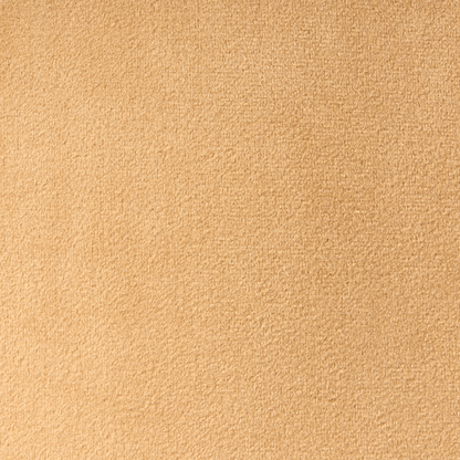 Velvet Pouffe Mustard Round Footstool