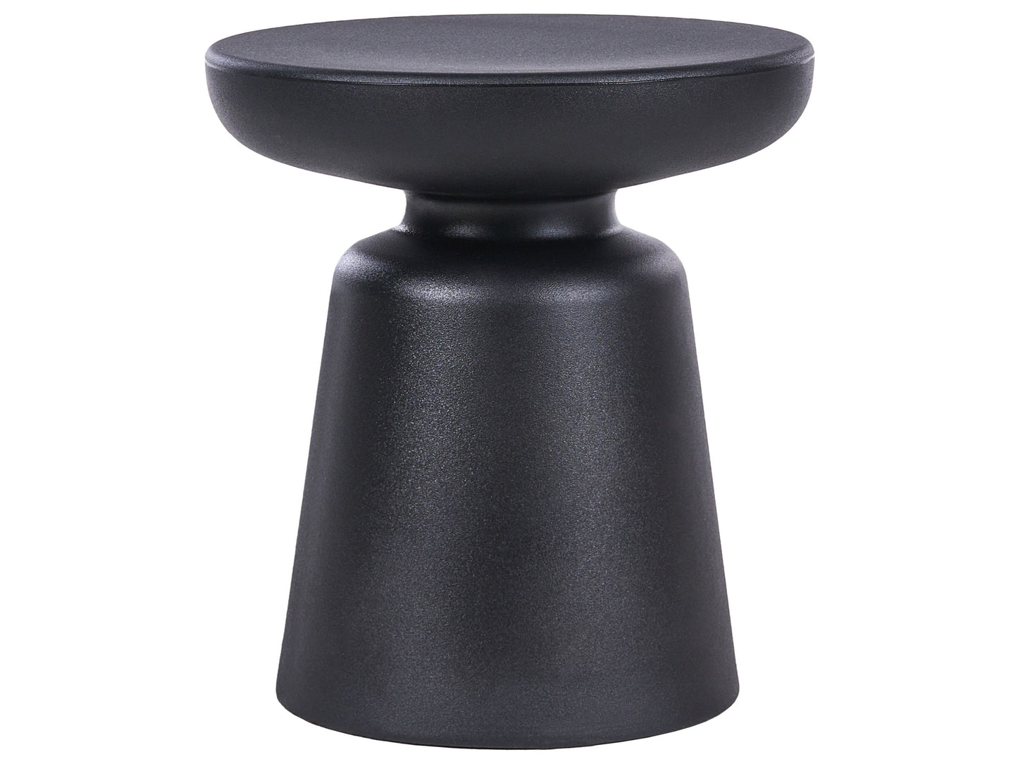 Accent Side Table Black Rust-Resistant 31cm Indoor Outdoor