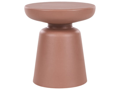 Accent Side Table Golden Brown Rust Resistant 39cm