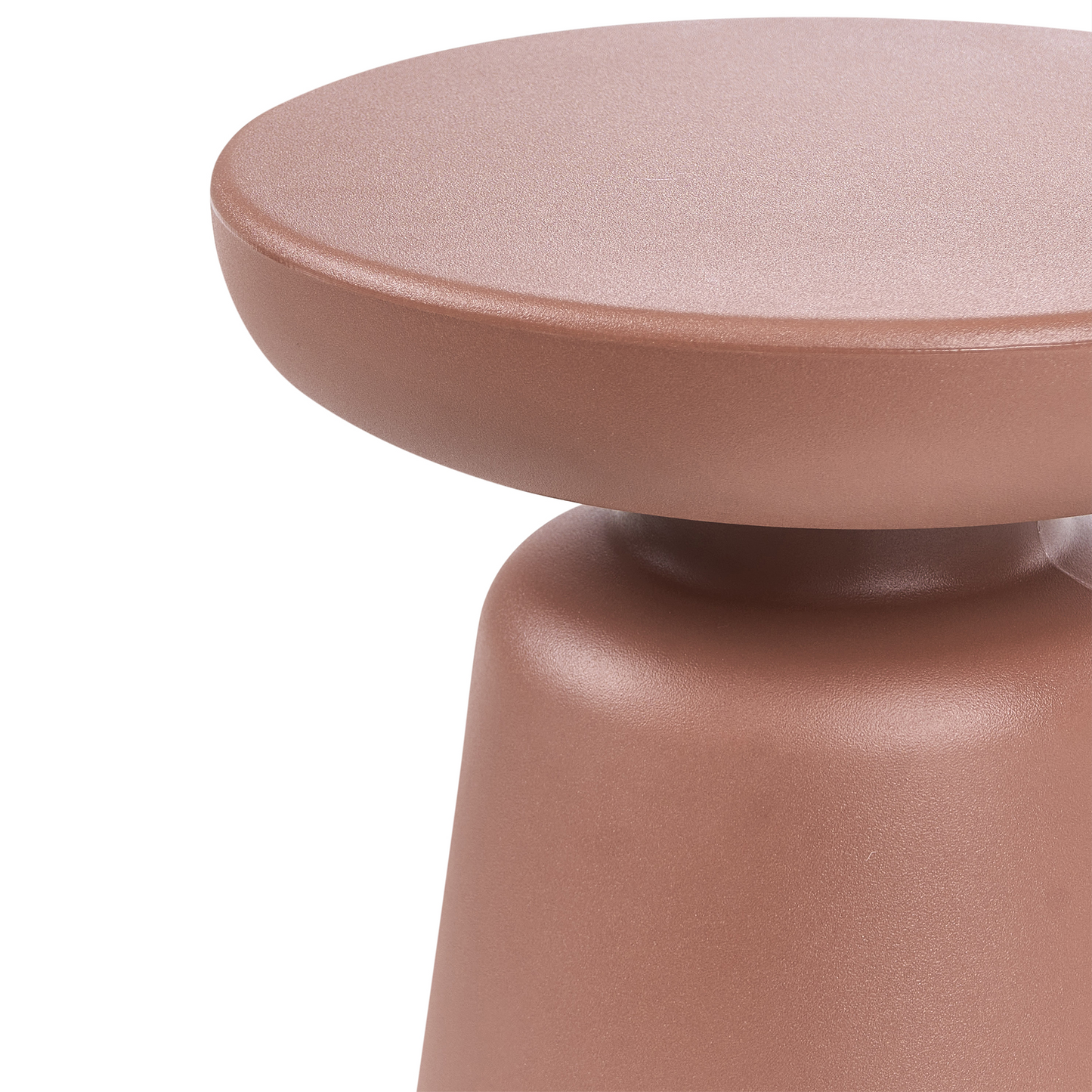 Accent Side Table Golden Brown Rust Resistant 39cm