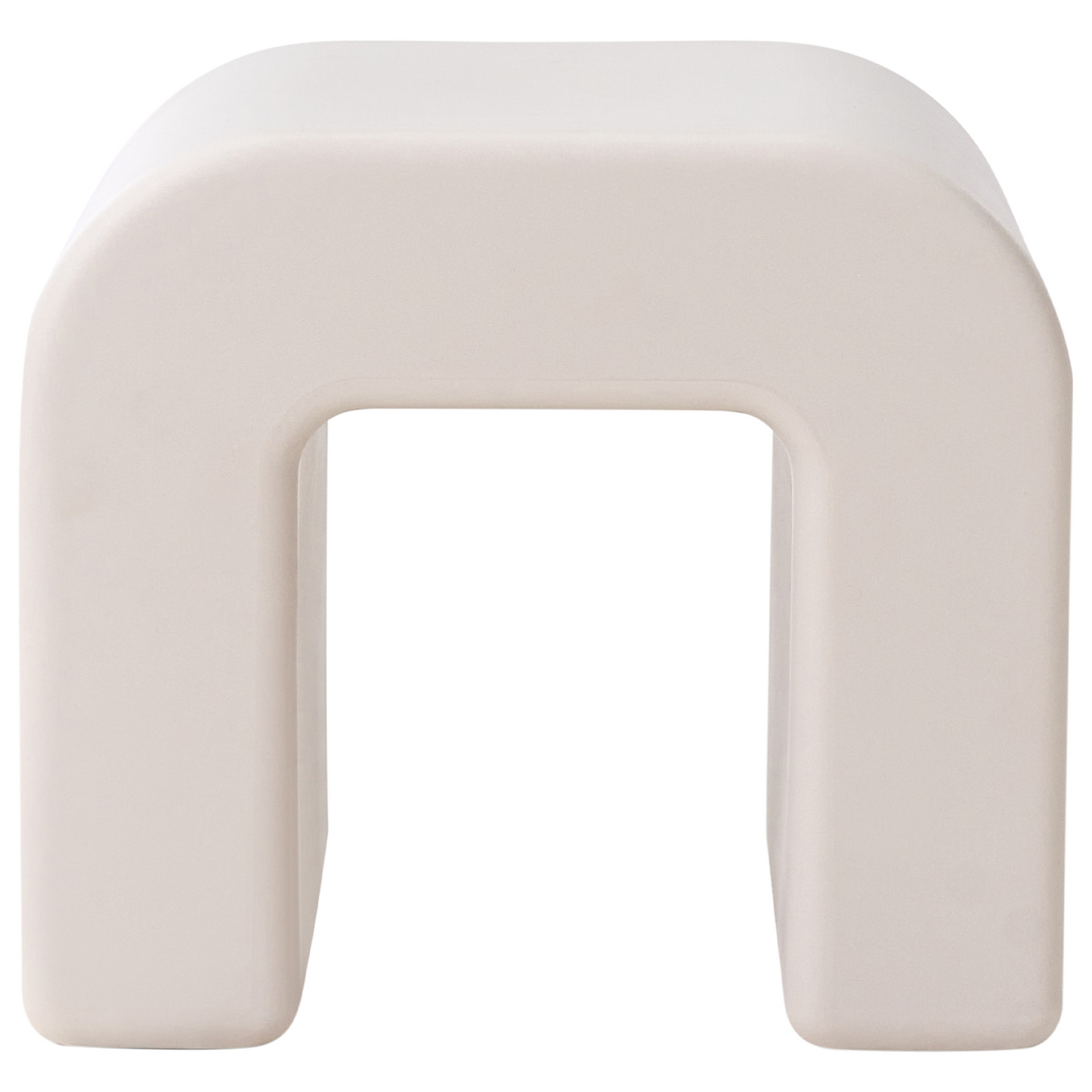 Set of 2 Side Tables Grey Synthetic Multifunctional Stools