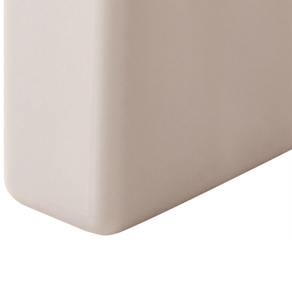 Set of 2 Side Tables Grey Synthetic Multifunctional Stools
