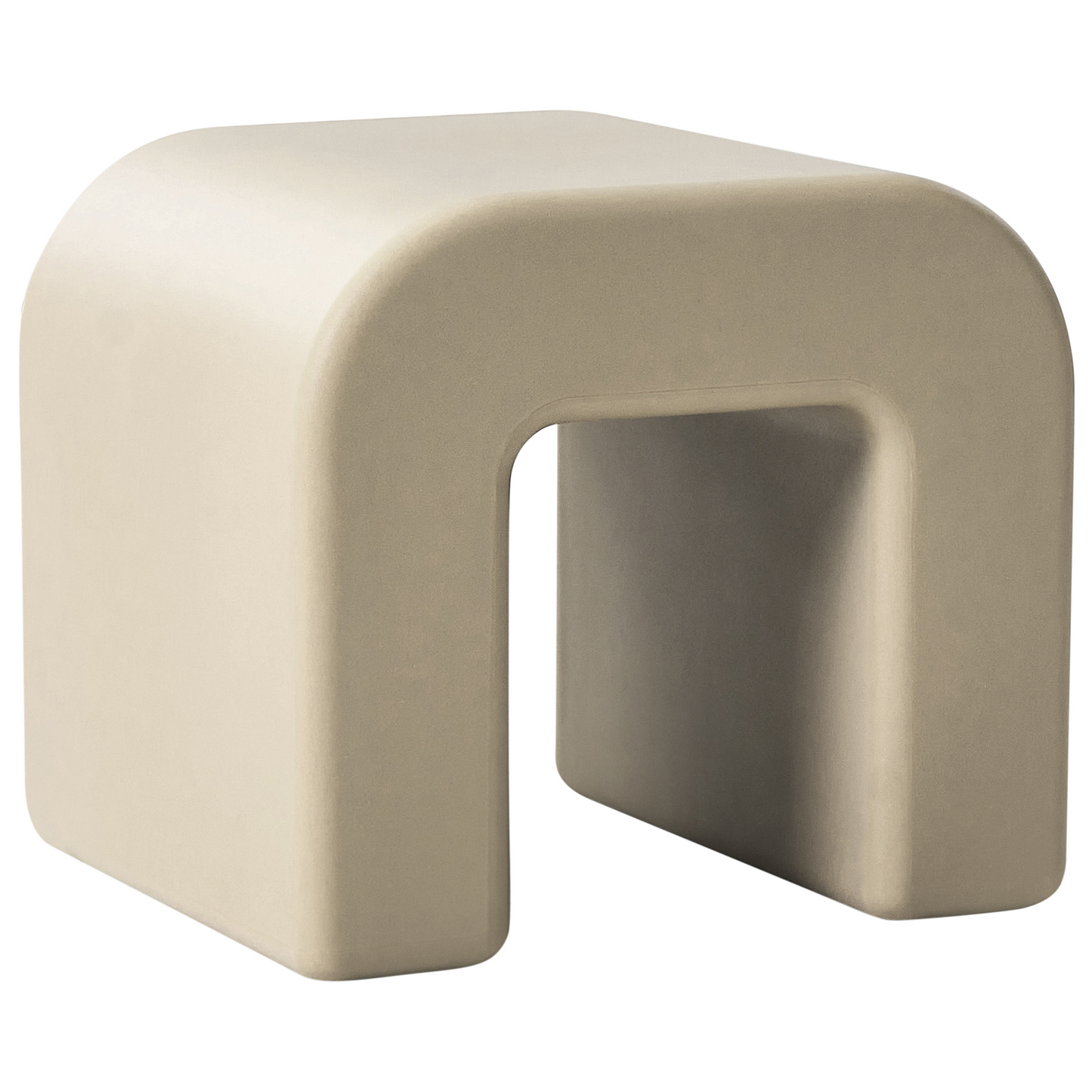 Sand Beige Synthetic Side Tables 2 Pack Water Resistant
