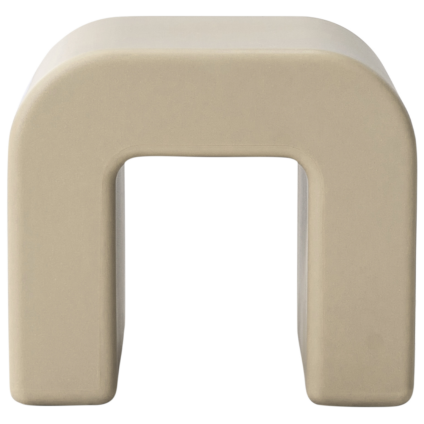 Sand Beige Synthetic Side Tables 2 Pack Water Resistant