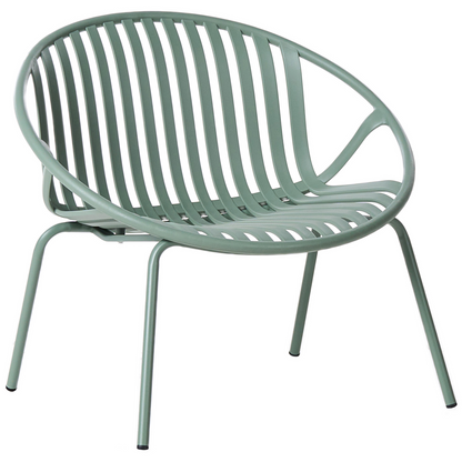 Retro Garden Chairs Set With Footstools UV Resistant