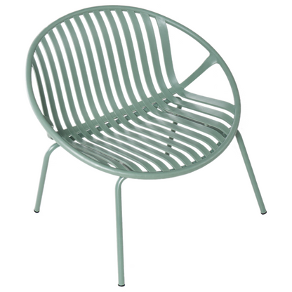 Retro Garden Chairs Set With Footstools UV Resistant