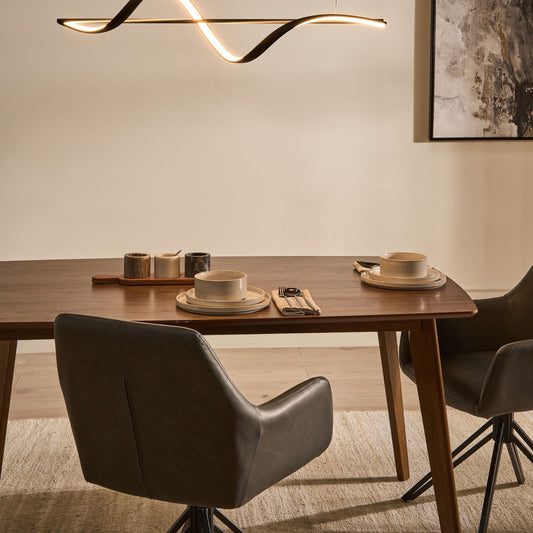 Pendant Lamp Black Metal Modern Suspended Light Loft Style Living Room Accent