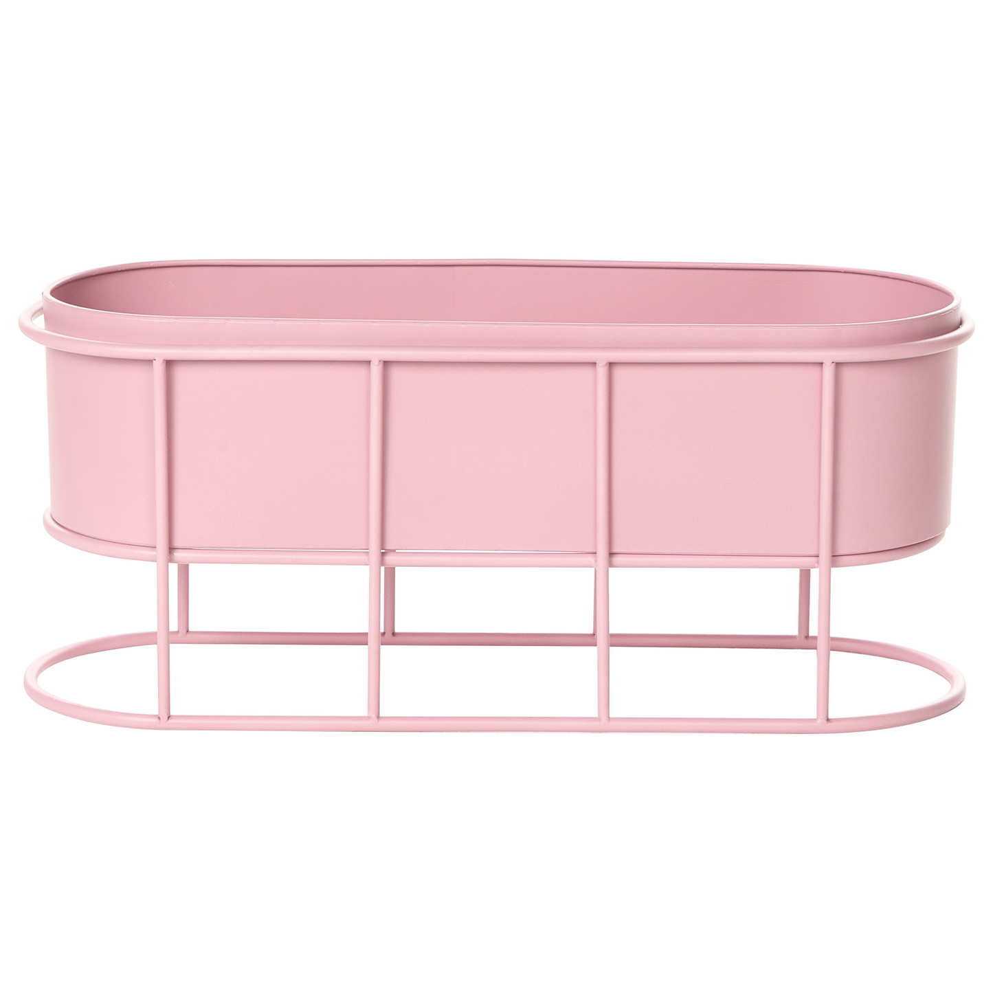 Pink Plant Pot On Stand 53 x 26 x 71cm Indoor Outdoor