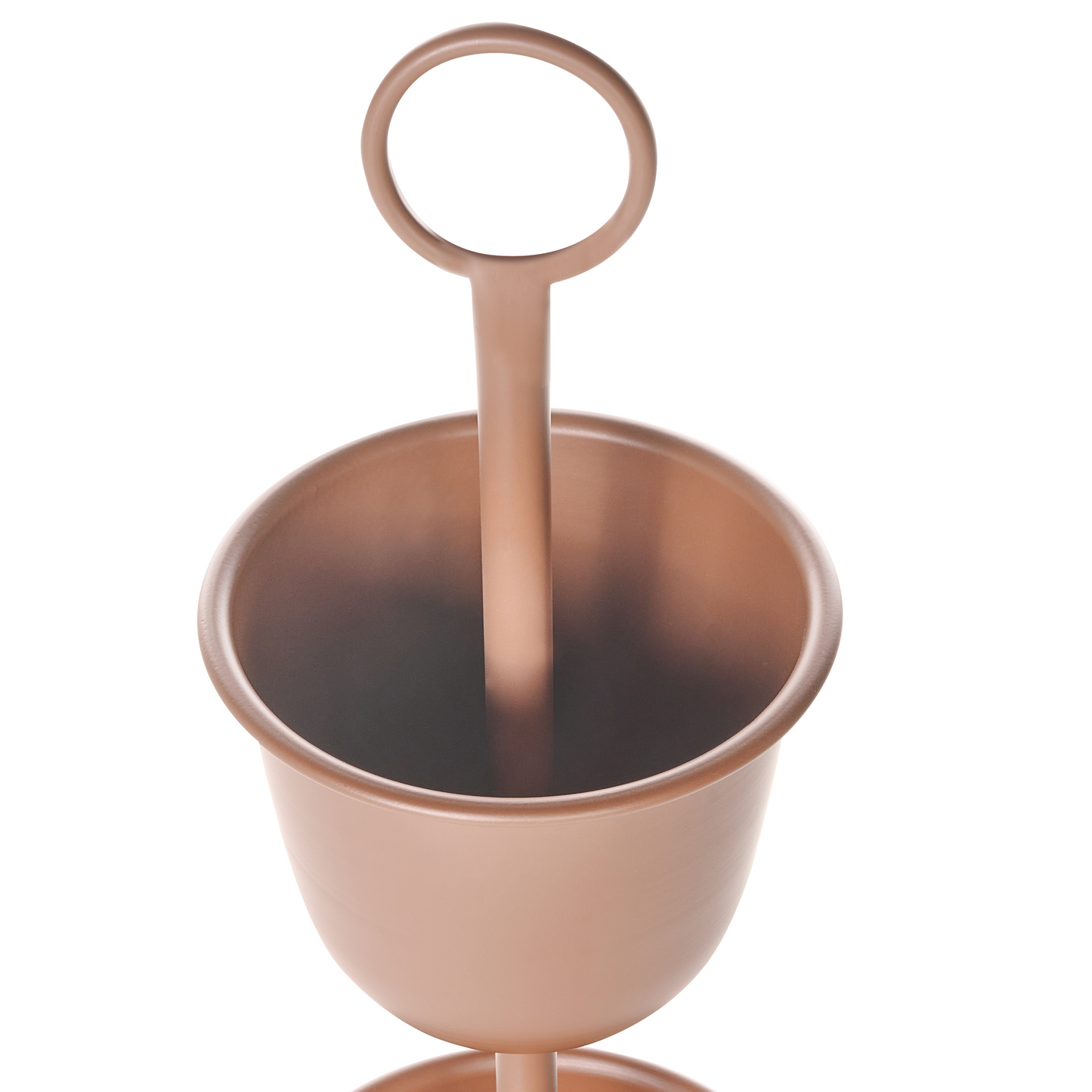 3 Tier Brown Iron Plant Stand Indoor and Outdoor 28 x 28 x 110cm Traditional Holder