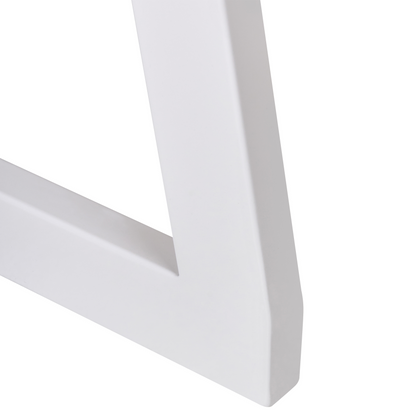 Bookcase White Metal Frame Freestanding Shelving Unit