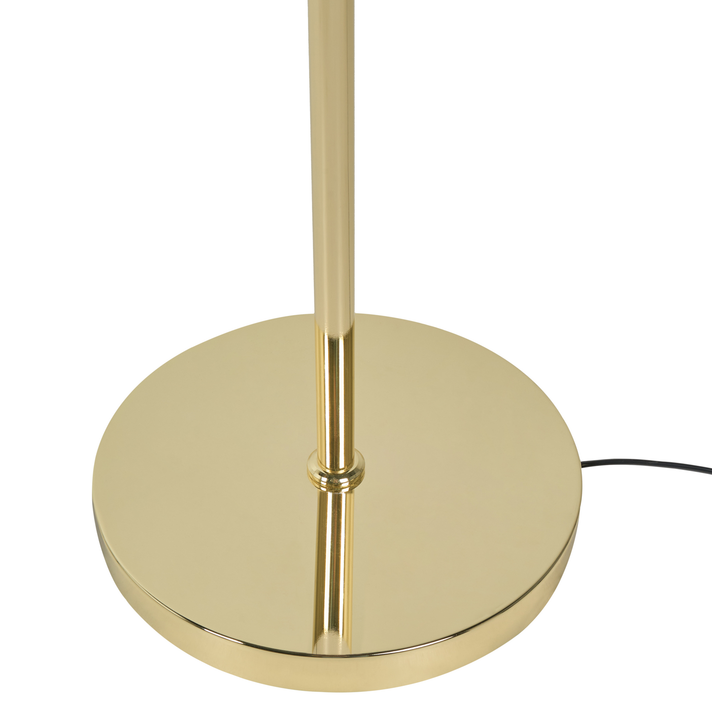 Floor Lamp Beige Glass With Gold Metal Base Four Spherical Shades Glamorous Modern Living Room Lighting