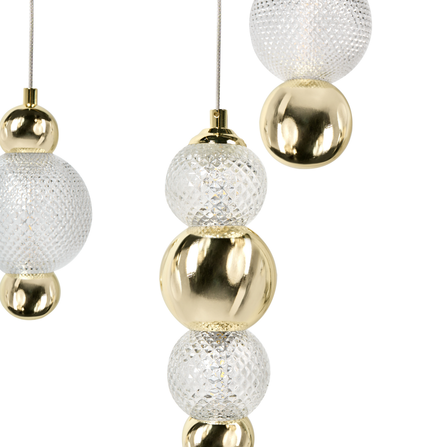 Led Wall Lamp Gold Glass Shade Metal Base Glam Style