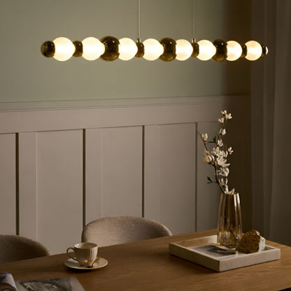 Glam Glass LED Wall Lamp Gold Shade Metal Base Ambient Light