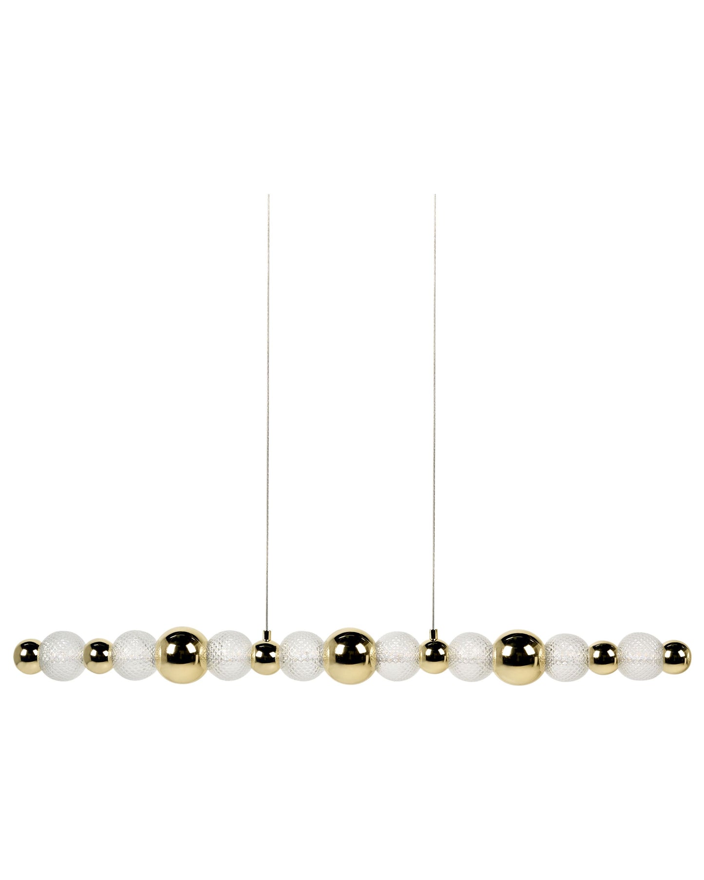 Glam Glass LED Wall Lamp Gold Shade Metal Base Ambient Light