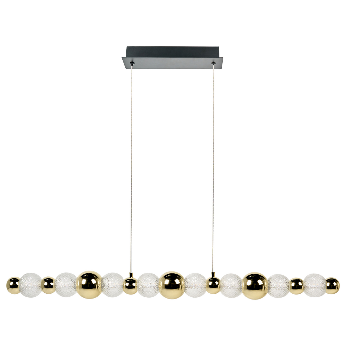 Glam Glass LED Wall Lamp Gold Shade Metal Base Ambient Light