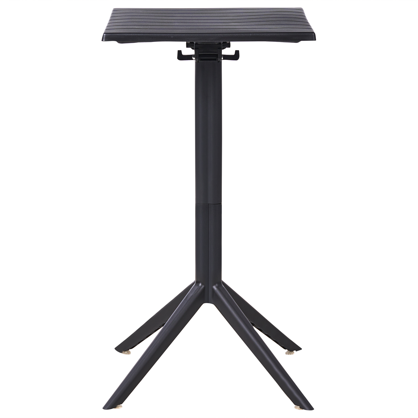 Bistro Table Black 60 x 60cm Flip Top Outdoor