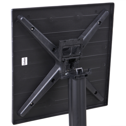 Bistro Table Black 60 x 60cm Flip Top Outdoor