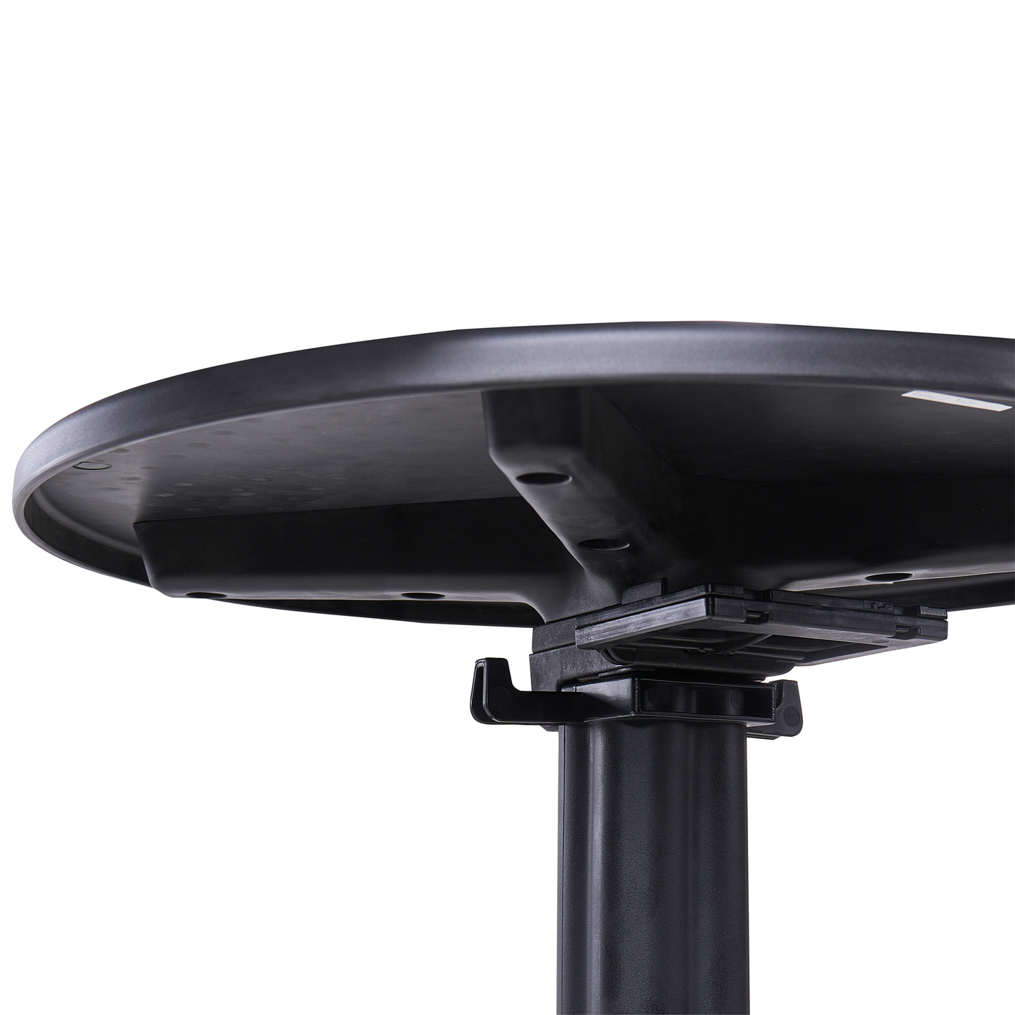 Bistro Round Black 60cm Synthetic Outdoor Table With Flip Top