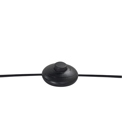Arched Floor Lamp Black Metal Shade and Base