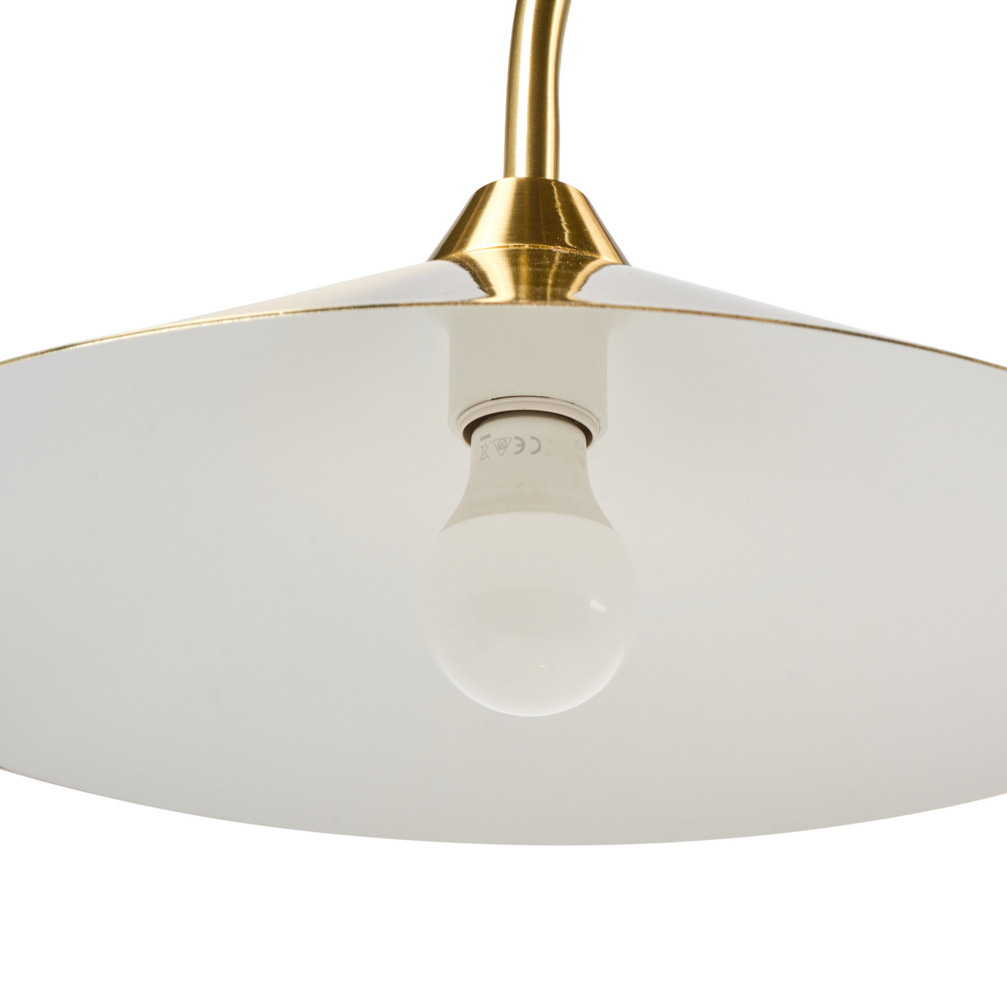 Arched Floor Lamp Gold Metal Shade And Base Modern