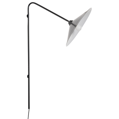 Black Metal Bell Wall Lamp Modern Industrial Style