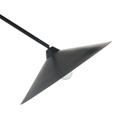 Black Metal Bell Wall Lamp Modern Industrial Style