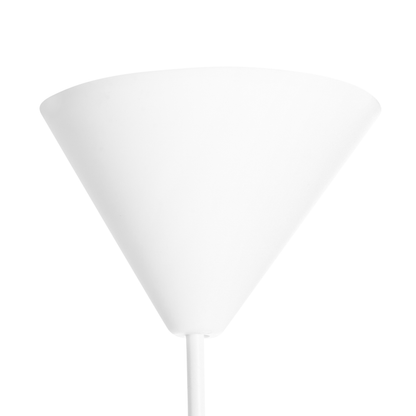 Pendant Lamp White Fabric Shade Modern Living Room Light