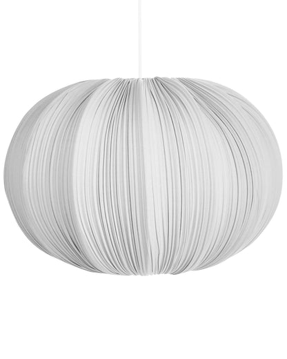 Pendant Lamp Grey Cotton Shade Modern Living Room Light