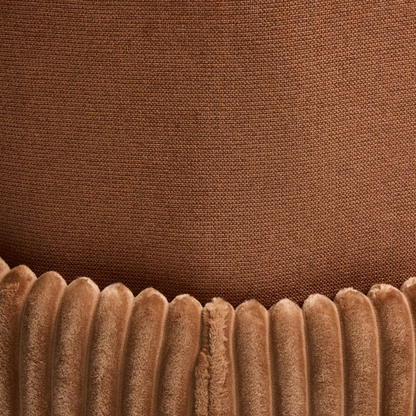 Retro Bar Chairs Set of 2 Brown Velvet Armrests