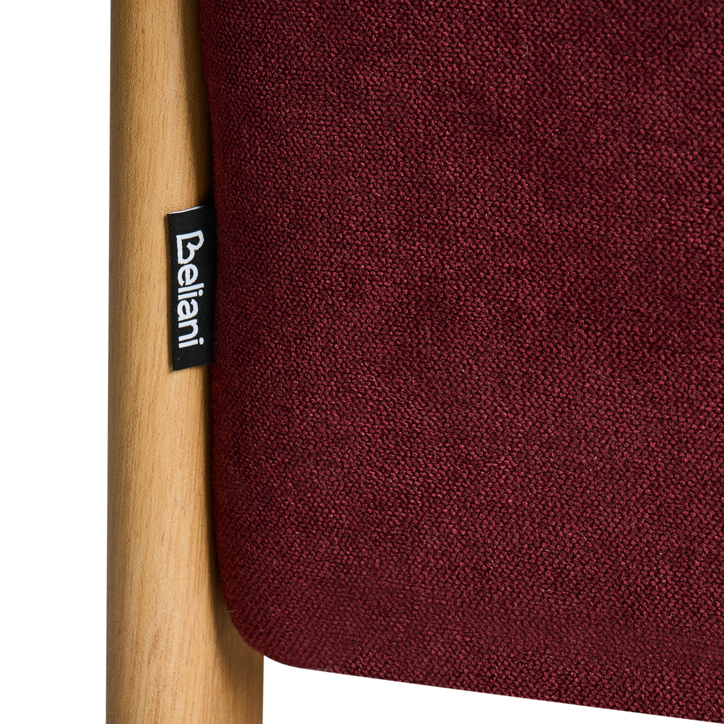 Retro Pouffe Burgundy Fabric With Hidden Storage