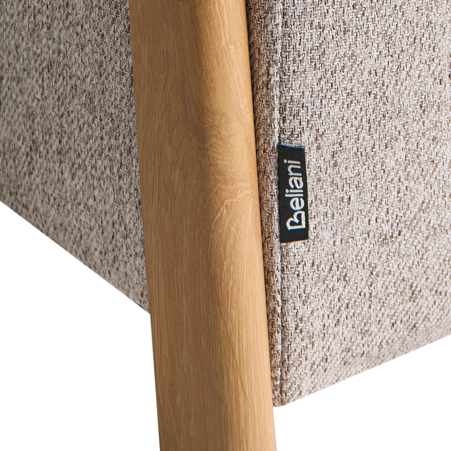 Pouffe With Hidden Storage Light Brown Fabric