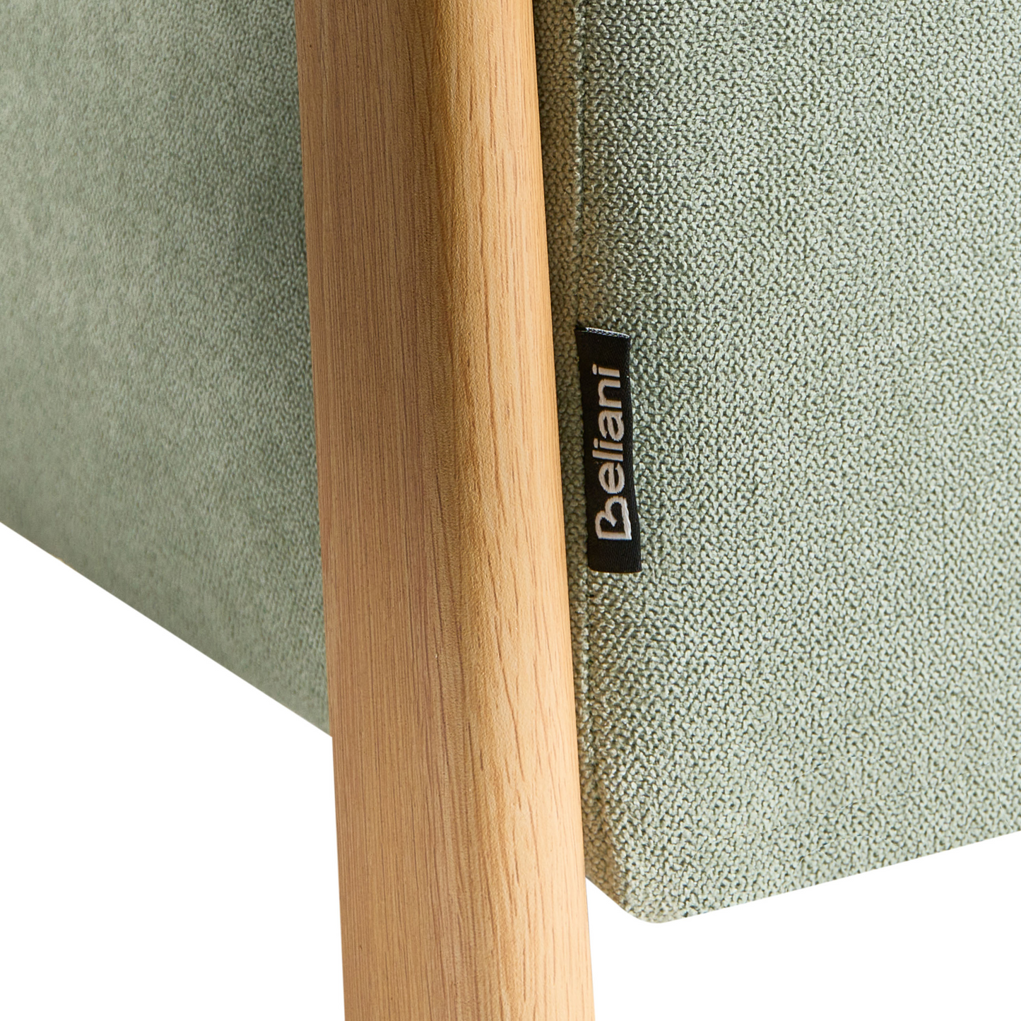 Retro Pouffe With Hidden Storage Light Green Fabric