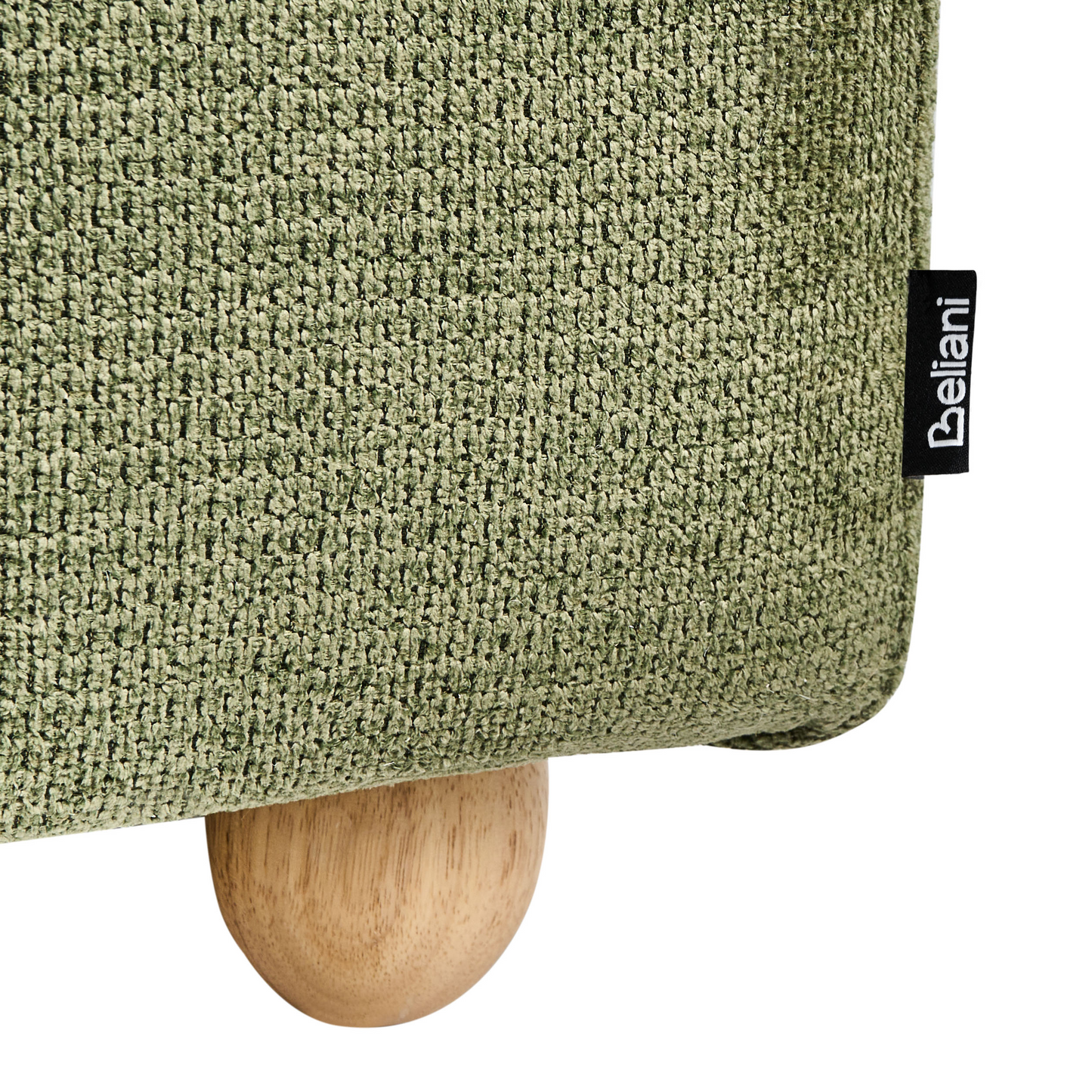 Storage Bench Green Fabric With Water-Repellent Coating