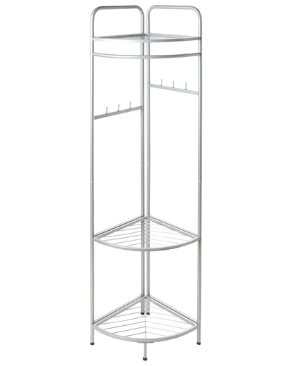 Industrial Freestanding Silver Clothes Rack 160cm Steel