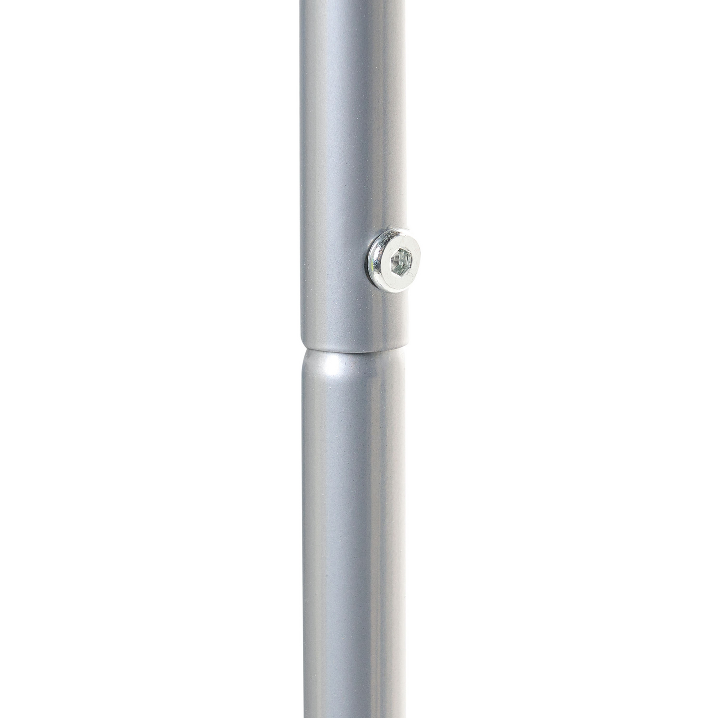 Industrial Freestanding Silver Clothes Rack 160cm Steel