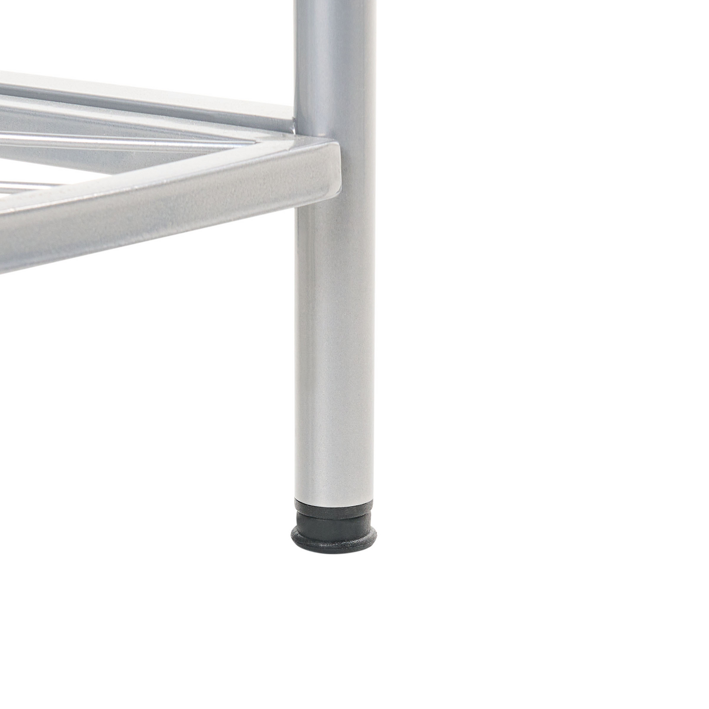 Industrial Freestanding Silver Clothes Rack 160cm Steel