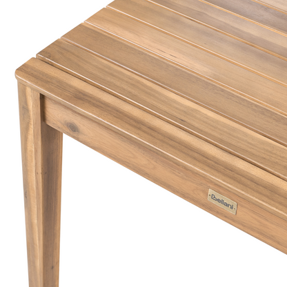 Acacia Bistro Table 70 x 70cm Light Brown Outdoor