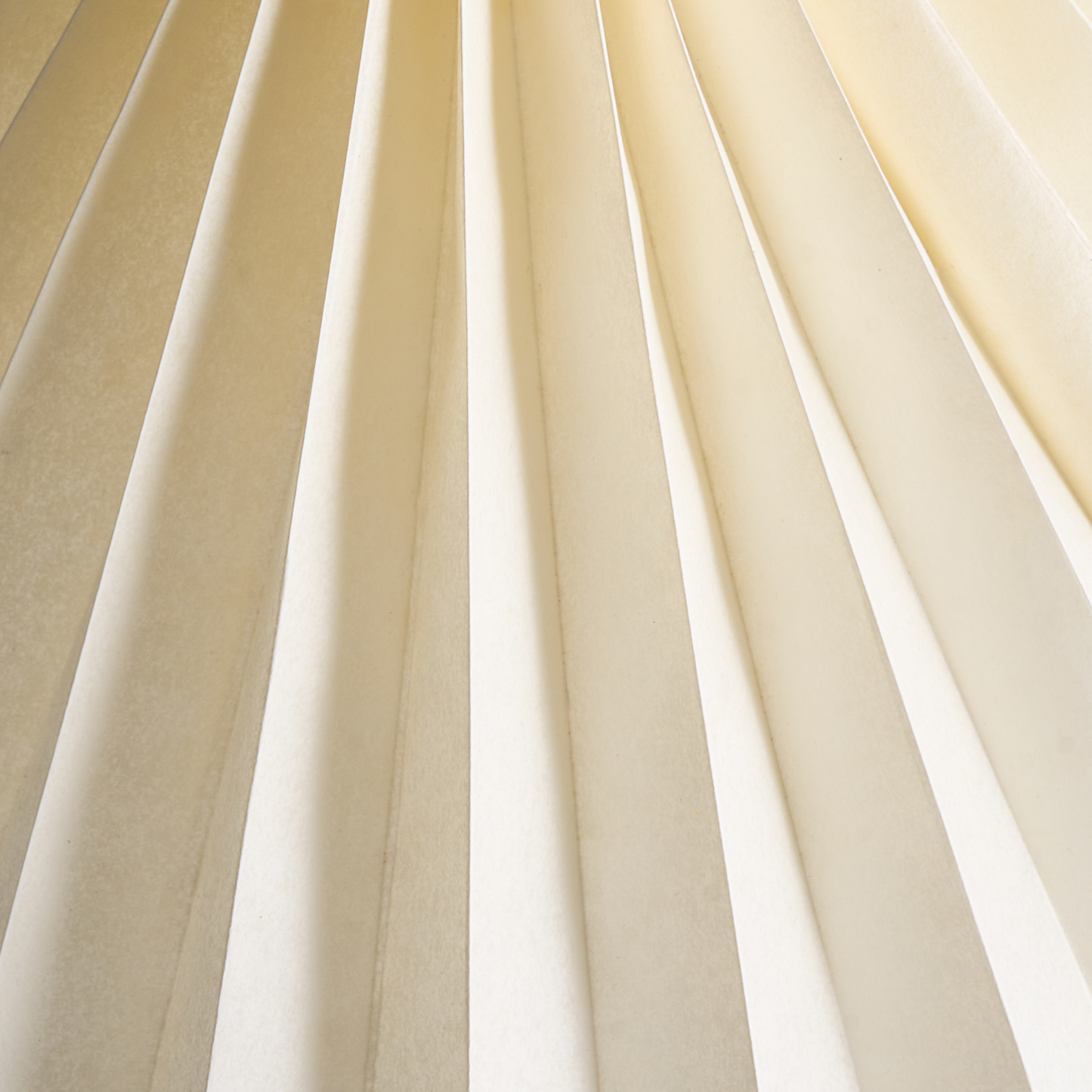 Table Lamp Beige Paper Shade Mango Wood Base